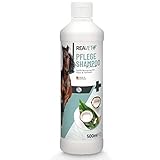 ReaVET Pferdeshampoo für Pferde mit Kokos Duft - 500ml Pferde Shampoo pflegt Fell, Schweif & Mähne, Pferd Shampoo für alle Felltypen - Intensive Reinigung + Pflege