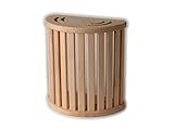 Saunalampe Saunaleuchte Holzblendschirm Sauna Lampe Holzschirm Erle