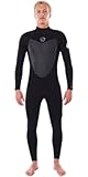 Rip Curl Mens Flashbomb 4/3mm Back Zip Wetsuit WSTYLF - Black Wetsuit Size - XS