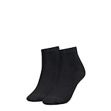 Tommy Hilfiger Damen TH Women Casual Short Sock 2P Freizeitsocken, Schwarz (Black 200), 35/38 (2er Pack)