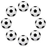 BEBUPO Tischfußball Kickerbälle 8 Stück,Tischfussball bälle Ersatzbälle 32mm Mini Tischkicker bälle Fußballspiel für Erwachsene und Kinder