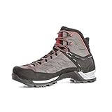 Salewa MS Mountain Trainer Mid Gore-TEX Herren Trekking- & Wanderstiefel, Grau (Charcoal/Papavero), 42.5 EU