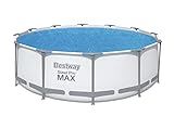 Bestway Flowclear™ Solarabdeckplane, Ø 356 cm, für runde 366 cm und 396 cm Aufstellpools , blau