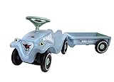 BIG Bobby Car - Classic (hellblau) mit Anhänger - Limited Edition, 50 Jahre Bobby Car, Kinder-Rutschauto mit BIG-Bobby-Car Anhänger für Mädchen und Jungs ab 1 Jahr