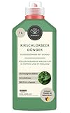 Kirschlorbeer Dünger flüssig 1 L - 100% Turbo Schnelldünger mit Guano - Füssigdünger Kirschlorbeer - Dünger portugiesischer Kirschlorbeer - Kirschlorbeerdünger für Lorbeerhecke