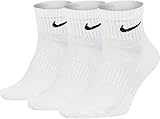 Nike Cushion Ankle Socks Socken 3er Pack (35-38, white/black)