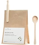 Naturkur® Quercetin 100 g Pulver - rein pflanzlich aus japanischem Schnurbaum, vegan, laborgeprüft, ohne Zusatzstoffe, in Handarbeit hergestellt in Unterfranken