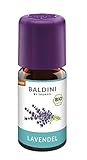 Baldini - Lavendelöl Bio, 100% Naturreines Ätherisches Bio Lavendel Öl Fein Aus Frankreich, Bio Aroma, 5 Ml