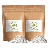 PREISKNALLER: 1 kg (2 x 500 g) Zeolith-Bentonit Mischung (50% Naturzeolith, 50% Bentonit) - in geprüfter Qualität - ohne den Einsatz von künstlichen Chemikalien und Zusatzstoffen