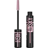 Maybelline New York Wimperntusche für extreme Länge und volles Volumen, Mascara mit wimpernverlängerndem Effekt, Lash Sensational Sky High Cosmic Black, Schwarz, 1 x 7,2 ml