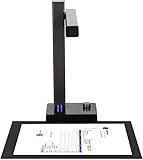 CZUR Shine 500 Pro Dokumentenscanner, Tragbarer Dokumentenkamera mit Maximaler Größe A4 Flachblech, USB 2.0 Schnellscanner mit OCR für Klassenzimmer, 5 Megapixels, Kompatibel mit Windows & macOS