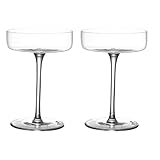 Cabilock 2 Stücke Martini Gläser Cocktailgläser Sektgläser Sektschalen Cocktailschale Saftgläser Weingläser Champagner Gläser Mojito Gläser für Whisky Champagner Saft Getränke Bar Party Zubehör