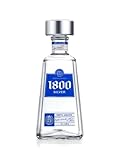 1800 Silver Tequila 38% vol. (1 x 0,7l) – Kristallklarer, mexikanischer Tequila hergestellt aus 100% blauer Agave von Hand gepflückt – Ideal für klassische Margaritas