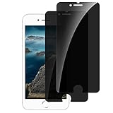 Wondoner [2 Stück] für Panzerglas Anti-Spy iPhone 6/6s/7/8/se 2020/se 2022 Displayschutz Privacy für iPhone SE Blickschutz, 9H, Anti-Kratzen, Kompatibel mit Schutzglas iPhone SE Folie