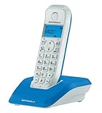 Motorola Startac S1201 DECT Schnurlostelefon (Analog, Freisprechen, ECO-Modus, Displaybleuchtung auf Gerätefarbe abgestimmt) blau