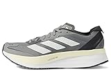 adidas Damen Adizero Boston 11 Sneaker, Grau/Zero Metallic/Carbon, 43 EU