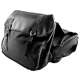 Lodokdre Motorrad Sattel Pack für Sportster Kawaski Motorrad Roller Sattel Tasche, Schwarz