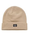 JACK & JONES Herren Winter Mütze Beanie Cap JJDNA BEANIE One Size Farbvarianten, Größe:One Size, Farbe:Pure Cashmere 12092815