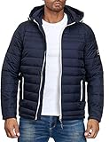 Indicode Herren Übergangsjacke Lascelles - Navy - Gr. L