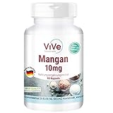 Mangan - 10mg - 90 Kapseln - Hochdosiert - Vegan