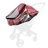 Babyschale Regenschutz compatible with Doona, Wetterschutz Buggy Kinderwagen Regenschutz fit Doona, Windschutz Reise Babytrage Regenverdeck mit Reißverschluss Tür fit Doona, Baby Autositz-Zubehör