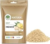 Ingwerpulver 225g I Ingwer pulver gemahlen I biologieschem Anbau I premium qualität I rein - ohne Zusatzstoffe von Natural Welt