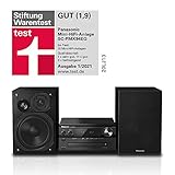 Panasonic SC-PMX94EG-K Micro HiFi System (120 W RMS, Digital DAB+, CD, UKW , Bluetooth, USB, AUX) schwarz, Einheitsgröße