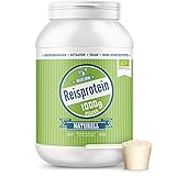 Reisprotein vegan von Maskelmän - 1 KG - 85% Eiweiss - Extrafeines Bio Reisprotein aus der Reiskleie - Ideale vegane Eiweissquelle