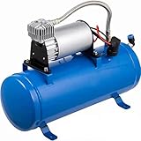 Mophorn Luftkompressor, 6 l, Kompressor, 12 V, tragbar, Mini-Kompressor, Blau