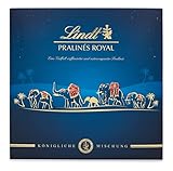 Lindt Schokolade - Royal Pralinen | 500 g | Pralinés-Schachtel mit 50 feinsten Pralinen in 21 königlichen Sorten mit und ohne Alkohol | Pralinengeschenk | Schokoladengeschenk