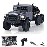 wheelfun 6X6 1/18 RC Geländewagen Ferngesteuertes Klettern Crawler Cars Motor Servo ESC Lichtsystem Hobby Modell