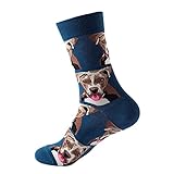 IQYU Weihnachtssocken Damen Herren - Flauschige Socken Kuschelsocken, Lustige Socken - Damen Socken WeißE Socken Damen Kuschelsocken Damen 38 Bunte Socken Stoppersocken Damen