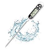 Firschoie Digitale Küchenthermometer, Digitales Thermometer für Lebensmittel mit langen Sonden, Thermometer zum Kochen Grillthermometer, für die Küche zum Kochen, Backen, Grillen, für Babynahrung