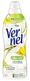 Vernel Naturals Weichspüler, Ylang Ylang & Süßgras, 100% vegan, 99% naturbasierte Inhaltsstoffe, ohne Silikone und Farbstoffe (32 (1 x 32) Waschladungen)