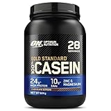 Optimum Nutrition ON 100% Gold Standard Casein Protein, Eiweißpulver Reich an Essentiellen Aminosäuren Komplex, Zink und Magnesium, Chocolate Supreme, 28 Portionen, 0,92 kg, Verpackung kann Variieren