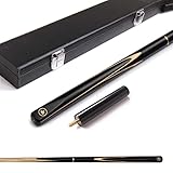 L-DREAM Billard Queue 10 Mm Spitze Mit Pool Cue Hartschalenkoffer - Billardqueue, Profi Snooker Pool Cue Sticks Für Kinder Und Erwachsene Sport, Billard-Queue Für Poolbillard