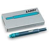 Lamy T10 Tintenpatronen Päckchen á 5 Patronen (türkis, 2)