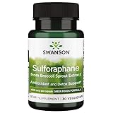 Swanson Broccoli Sprout Extract (Brokkolisprossen-Extrakt), mit Sulforaphan, 60 vegane Kapseln, Laborgeprüft, Vegetarisch, Sojafrei, Glutenfrei, Ohne Gentechnik