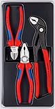 KNIPEX Bestseller-Paket 00 20 09 V01 (SB-Karte/Blister), Mehrfarbig