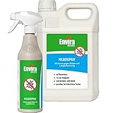 Envira Anti Milben-Spray 500 ml + 5 Liter - Mittel gegen Milben, Hausstaubmilben - Milbenabwehr für Matratzen, Textilien & Polster mit Langzeitwirkung - Geruchlos