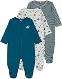 Baby Schlafanzug NBMNIGHTSUIT 3er Pack für Jungen, Organic Cotton