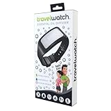 Travel Watch Armband, Zitronen-Eukalyptus Duft, für Erwachsene, schwarz, Outdoor Armband, nachfüllbar, bis zu 360h, ätherische Öle