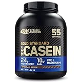 Optimum Nutrition ON 100% Gold Standard Casein Protein, Eiweißpulver Reich an Essentiellen Aminosäuren Komplex, BCAA, Chocolate Supreme, 55 Portionen, 1,82kg, Verpackung kann variieren