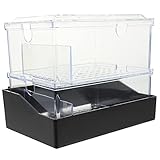 PATKAW Fischaufzuchtbox Tank Brüterei Inkubator Aquarium Isolationsbox Schildkrötenbecken Filter Aufzuchtbehälter für Babygarnelen