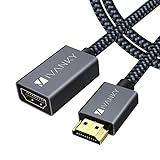 4K HDMI Verlängerungskabel, iVANKY HDMI-Verlängerungskabel 2M, HDMI Verlängerung Kabel für HDTV/Xbox One / PS4 / Apple TV/Roku-Streaming-Stick/Chromecast, Grau