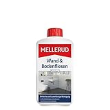 Mellerud Wand & Bodenfliesen Reiniger – Zuverlässiges Mittel zum Entfernen von hartnäckigen Verschmutzungen, Kalkbelägen und Seifenresten – 1 x 1 l