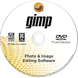 GIMP Photo Editor 2025 Premium Professionelle Bildbearbeitungssoftware CD Kompatibel mit Windows 11, 10, 8, 8.1 7, Vista, XP PC und Mac OS - Lebenslange Lizenz, keine monatliche Abonnementgebühr