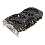 VBESTLIFE RX6600 Gaming-Grafikkarte, 2044 MHz GPU 8 GB GDDR6 128 Bit, PCI Express 3.0, Zwei Lüfter, 1080p-Grafikkarte für Desktop-Computer