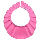 AUGUSE Baby/Kind Weiche einstellbar Shampoo Badewanne Dusche Muetze (Rosa)