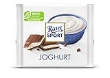 Neues Design: RITTER SPORT Joghurt 250 g, Vollmilch-Schokolade mit Joghurt gefüllt, erfrischende Magermilch-Joghurt-Creme für die Sommerliebe, Großpackung für noch mehr Genuss